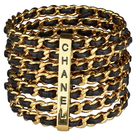 chanel bangle cuff|vintage chanel cuff bracelet.